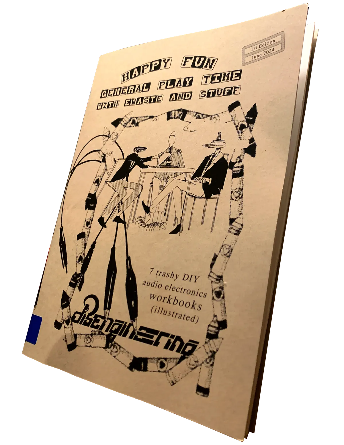 Illustrated zine cover: Happy Fun Musical Play Thing