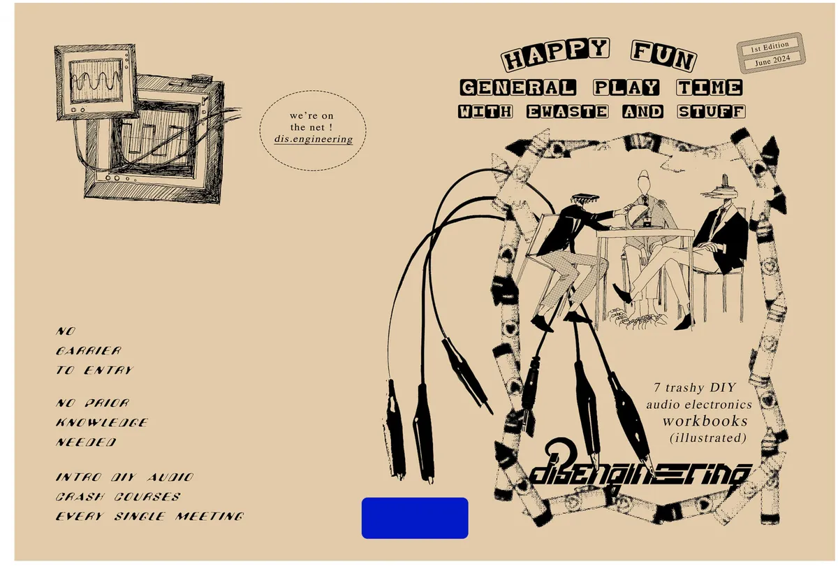 disengineering Volume One — workbook cover and sample spreads